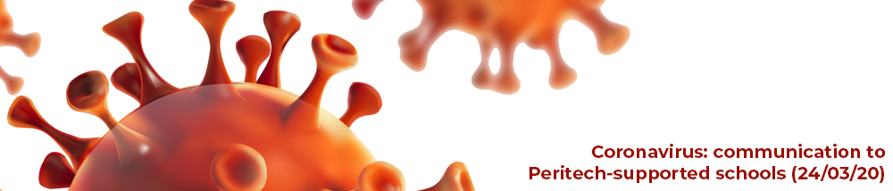 Coronavirus: communication to Peritech-supported schools